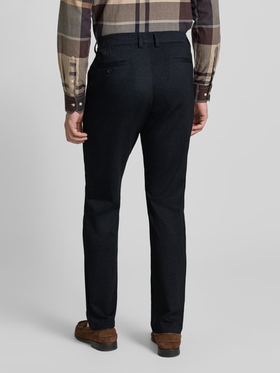 Christian Berg Men Regular fit stoffen broek met viscose Marineblauw - 5