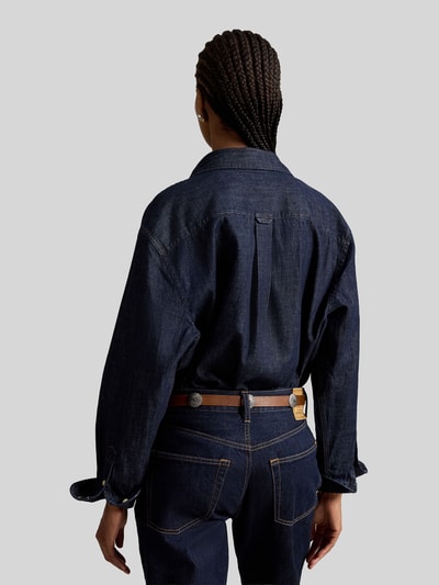Polo Ralph Lauren Relaxed Fit Hemdbluse aus reiner Baumwolle Anthrazit 5