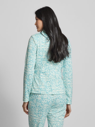 ICHI Blazer mit Allover-Muster Modell 'Kate' Mint 5