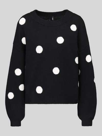 ONLY Regular Fit Pullover mit Rundhalsausschnitt Modell 'RICA' Black 2