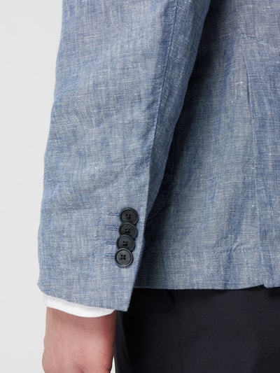 Welchen Knopf Beim Sakko Zu Machen BOSS 2-Knopf-Sakko aus Leinen (hellblau) online kaufen
