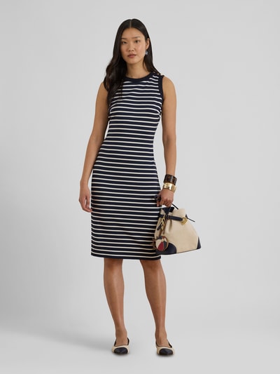 Lauren Ralph Lauren Körpernahes Freizeitkleid  Marine Melange 1
