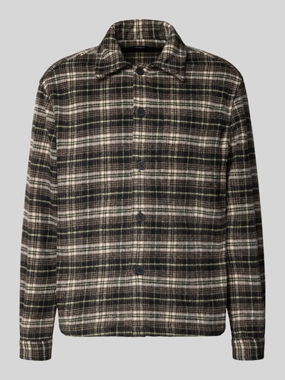 MCNEAL Regular Fit Hemdjacke mit Kentkragen Black 2