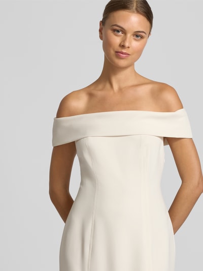 Lauren Ralph Lauren Sukienka wieczorowa z dekoltem carmen Écru 3