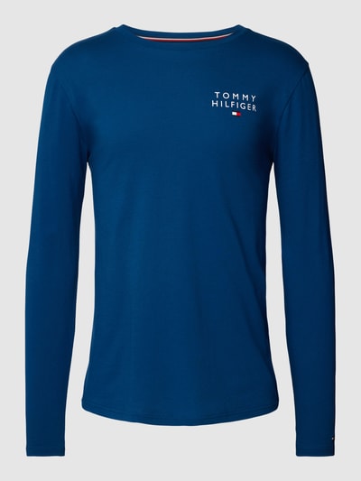 Tommy Hilfiger Longsleeve mit Label-Print Modell 'ORIGINAL' Blau 2