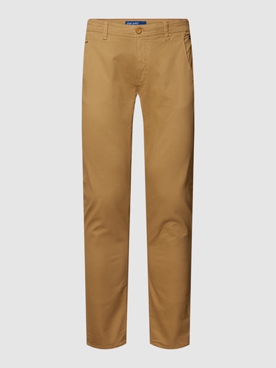 Blend Spodnie materiałowe z wpuszczanymi kieszeniami w stylu francuskim model ‘NATAN’ Beżowy 2
