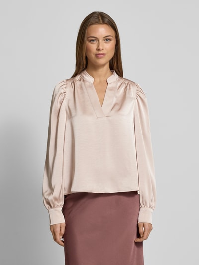 Neo Noir Bluzka z dekoltem w serek model ‘Rosslyn’ Écru 4