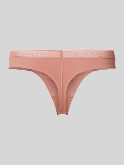 Calvin Klein Underwear String mit elastischem Bund Mauve 3