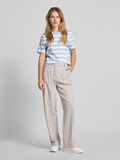 Selected T-Shirt mit Rundhalsausschnitt Modell 'ESSENTIAL' Hellblau 1