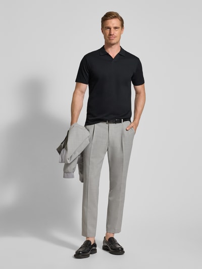 Strellson Regular Fit Poloshirt aus reiner Baumwolle Black 1