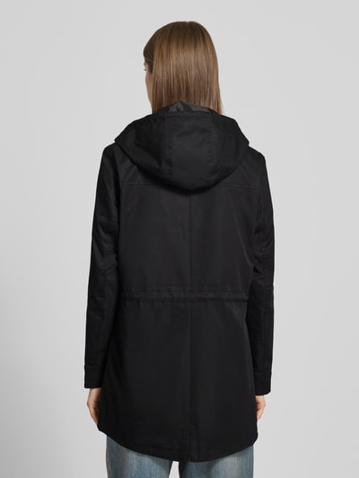 ONLY Regular Fit Parka mit Tunnelzug Modell 'LOUISE' Black 5