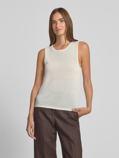 Selected Loose Fit Top aus Viskose-Mix Modell 'MOON' Ecru 4