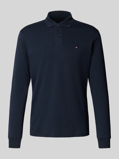 Tommy Hilfiger Koszulka polo o kroju Regular Fit z czystej bawełny Granatowy 2