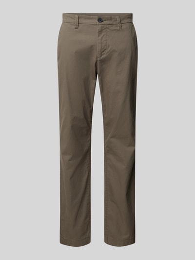 Tom Tailor Regular fit chino met paspelzakken Kaki - 2