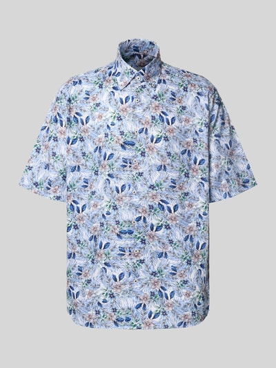 ETERNA Comfort Fit Business-Hemd mit Button-Down-Kragen Bleu 2