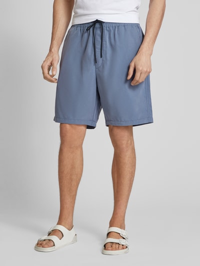 HUGO Shorts mit Eingrifftaschen Modell 'Dan' Rauchblau 4