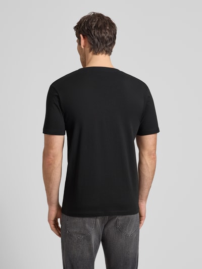 Tom Tailor Denim Regular Fit T-Shirt aus reiner Baumwolle Black 5