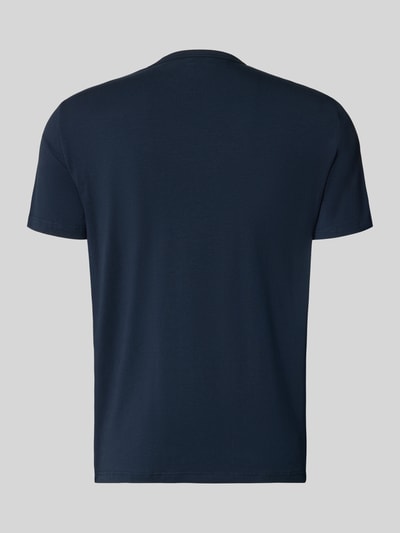 Emporio Armani T-Shirt mit Label-Print im 2er-Pack Dunkelblau 3