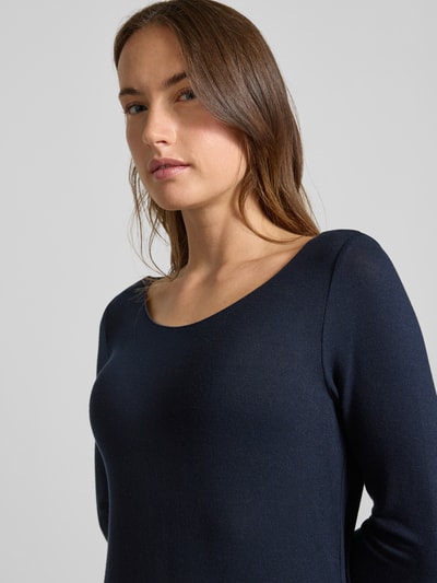 Someday Longsleeve aus Viskose-Mix mit Rundhalsausschnitt Modell 'Kirosa' Marine 3