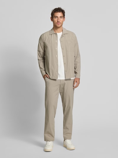 JAKE*S STUDIO MEN Regular Fit Stoffhose mit Eingrifftaschen Khaki 1