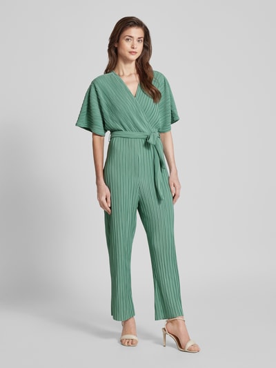YAS Jumpsuit mit Plisseefalten Modell 'OLINDA' Apfel 1
