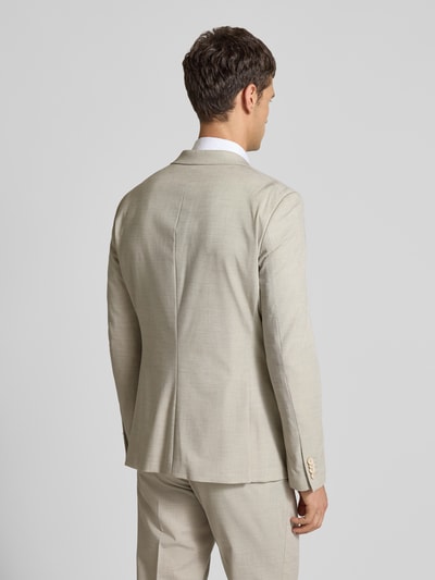 MCNEAL Slim Fit 2-Knopf-Sakko mit Viskose-Anteil Beige 5