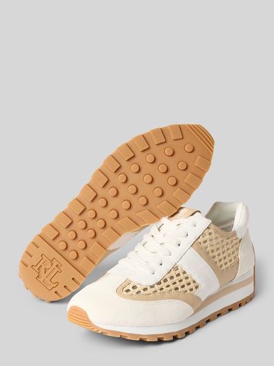 Lauren Ralph Lauren Sneaker aus echtem Leder Modell 'DANI' Offwhite 4