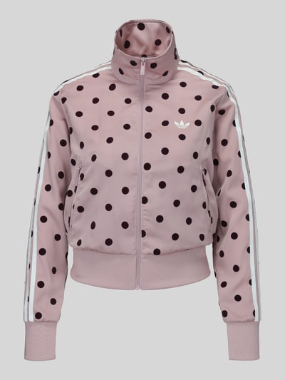 adidas Originals Regular Fit Sweatjacke mit Allover-Muster Modell 'FIREBIRD' Rosa 2