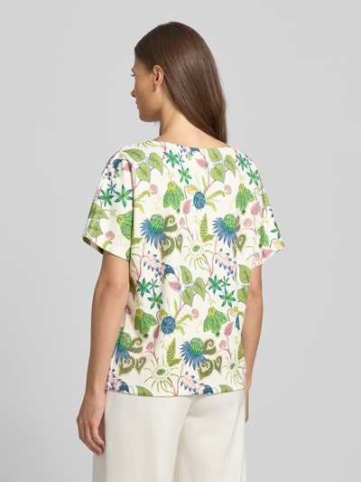 Christian Berg Woman Sweatshirt mit Rundhalsausschnitt Ecru 5