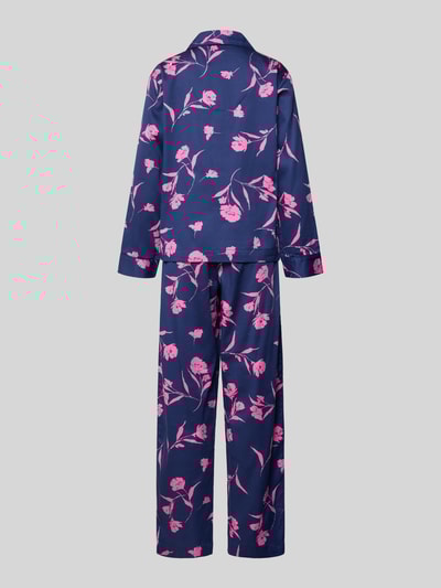 Lauren Ralph Lauren Pyjama met reverskraag Donkerblauw - 3