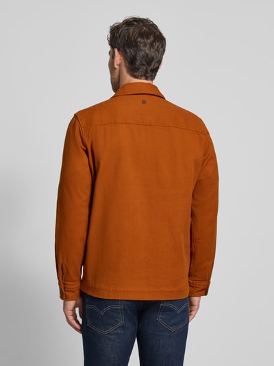 Strellson Regular Fit Hemdjacke aus Baumwoll-Mix Modell 'NORIN-W' Terra 5