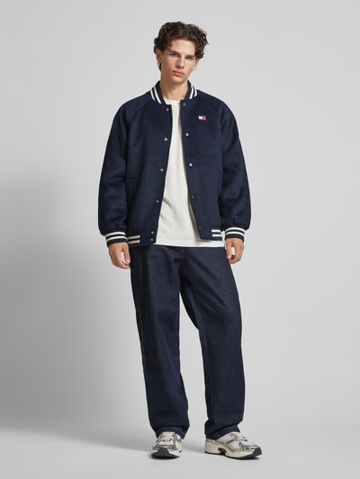 Tommy Jeans Bomberjacke mit Label-Stitching Marine 1