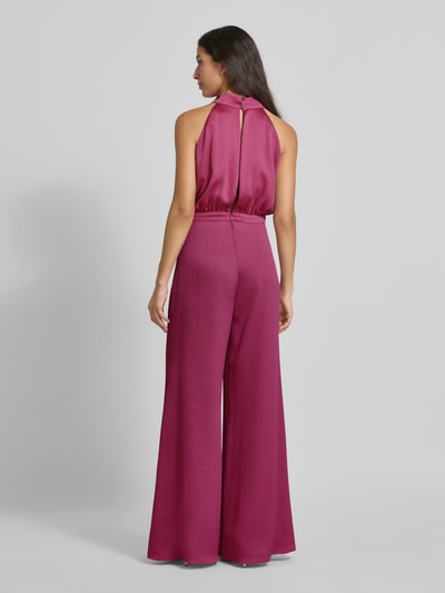 Swing Jumpsuit met opstaande kraag Felroze - 5
