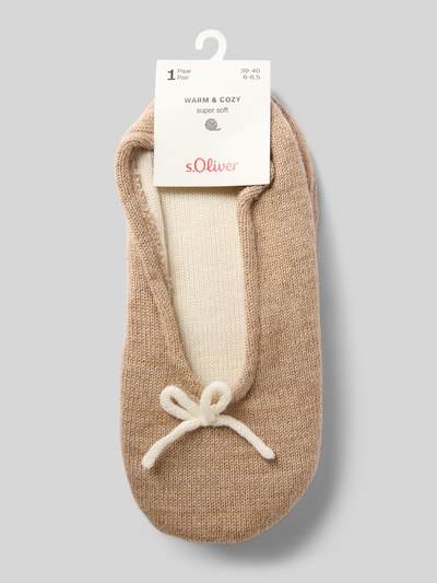 s.Oliver RED LABEL Huisschoenen met wol  Beige - 3