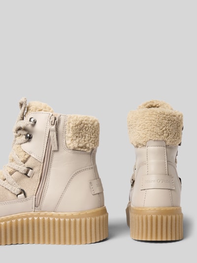 Marc O'Polo Laarzen met teddybont Beige - 2