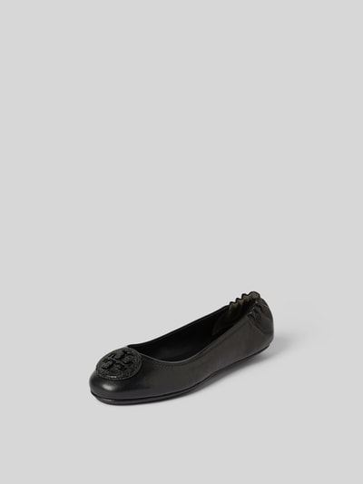 Tory Burch Ballerinas mit Label-Detail Black 1