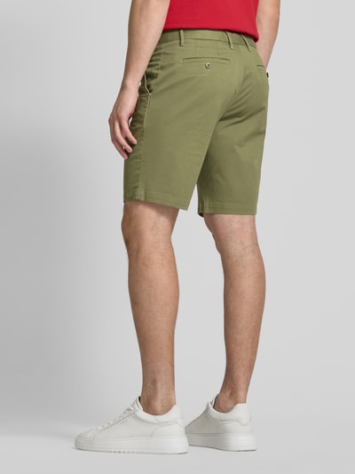 Tommy Hilfiger Relaxed Fit Chinoshorts aus Baumwoll-Mix Modell 'HARLEM' Oliv 5