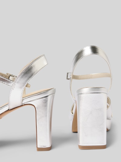 Tamaris Sandalette mit Plateausohle Silber 2