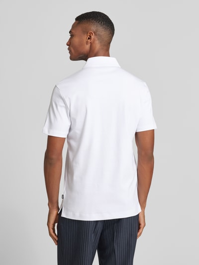BOSS Poloshirt met merkopschrift Wit - 5