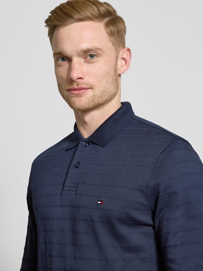 Tommy Hilfiger Poloshirt mit Label-Stitching Modell 'MERC' Marine 3