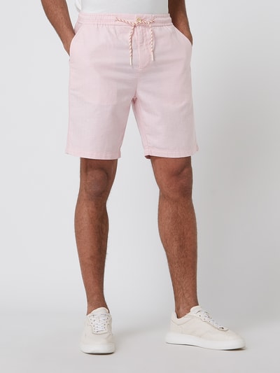 Scotch & Soda Shorts mit Leinen-Anteil  Pink Melange 4