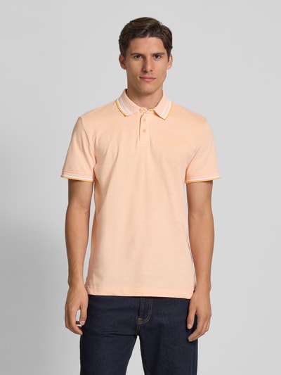 Tom Tailor Regular Fit Poloshirt aus Baumwoll-Mix Orange 4