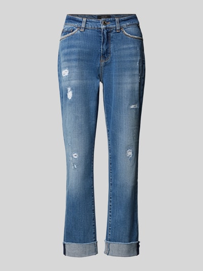 Marc Cain Relaxed fit jeans in 5-pocketmodel Blauw - 2