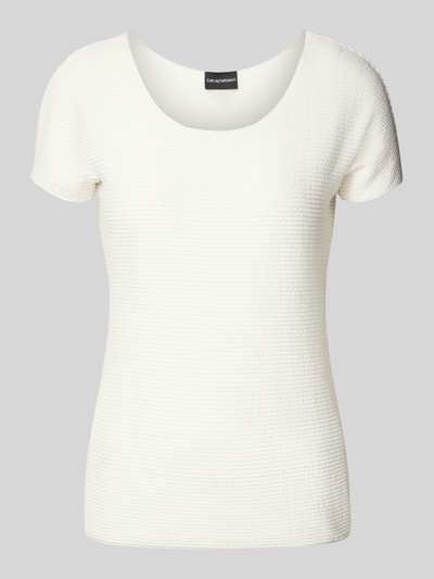 Emporio Armani T-Shirt mit Rundhalsausschnitt Offwhite 2