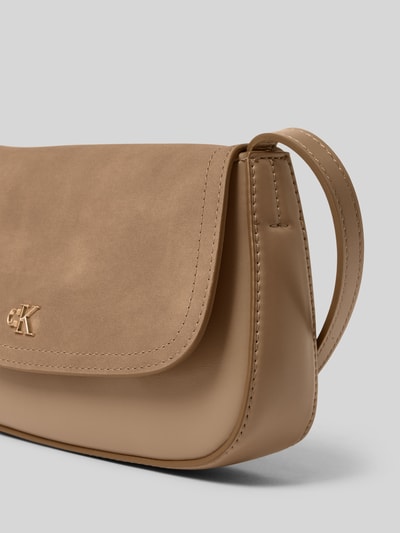 CK Calvin Klein Handtasche mit Label-Detail Beige 2