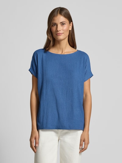 s.Oliver RED LABEL Relaxed fit T-shirt met stretch Blauw - 4