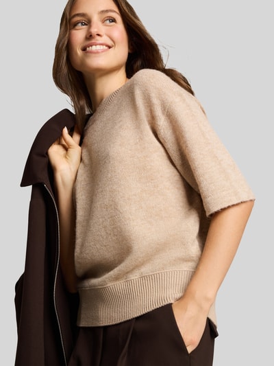 Tom Tailor Regular Fit Pullover mit Baumwoll-Anteil Beige 3