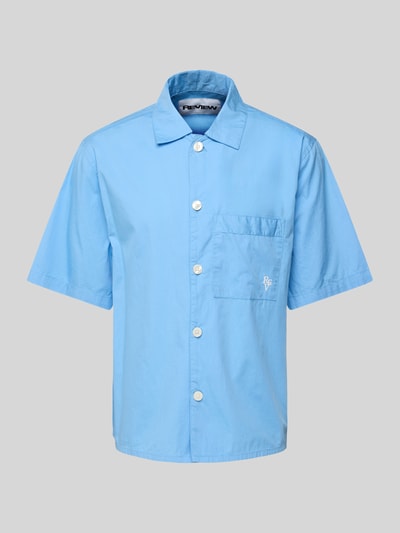 REVIEW Freizeithemd mit Knopfleiste Bleu 2