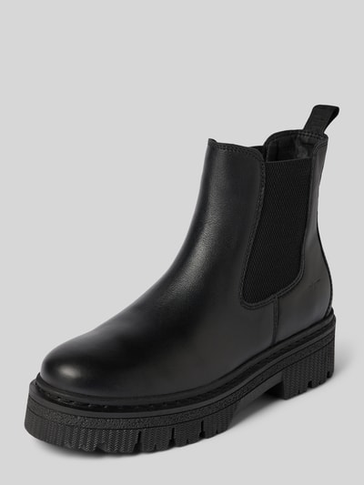 Tamaris Chelsea boots van echt runderleer Zwart - 1