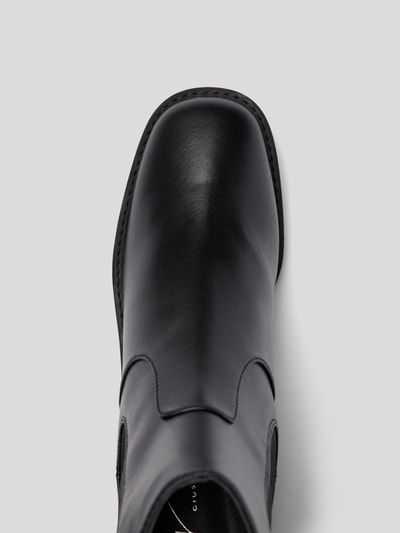 Giuseppe Zanotti Chelsea Boots mit Blockabsatz Schwarz 5